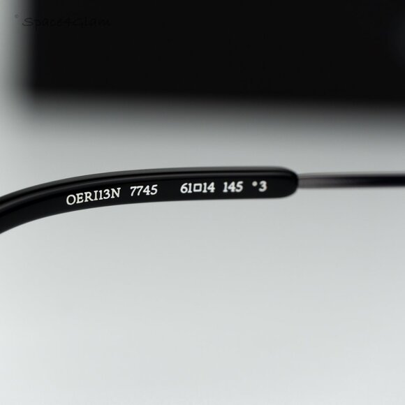 Off-White Women Sunglasses Gunmetal Blue Rectangular OERI13N TAMPA 7745 NEW main image 7